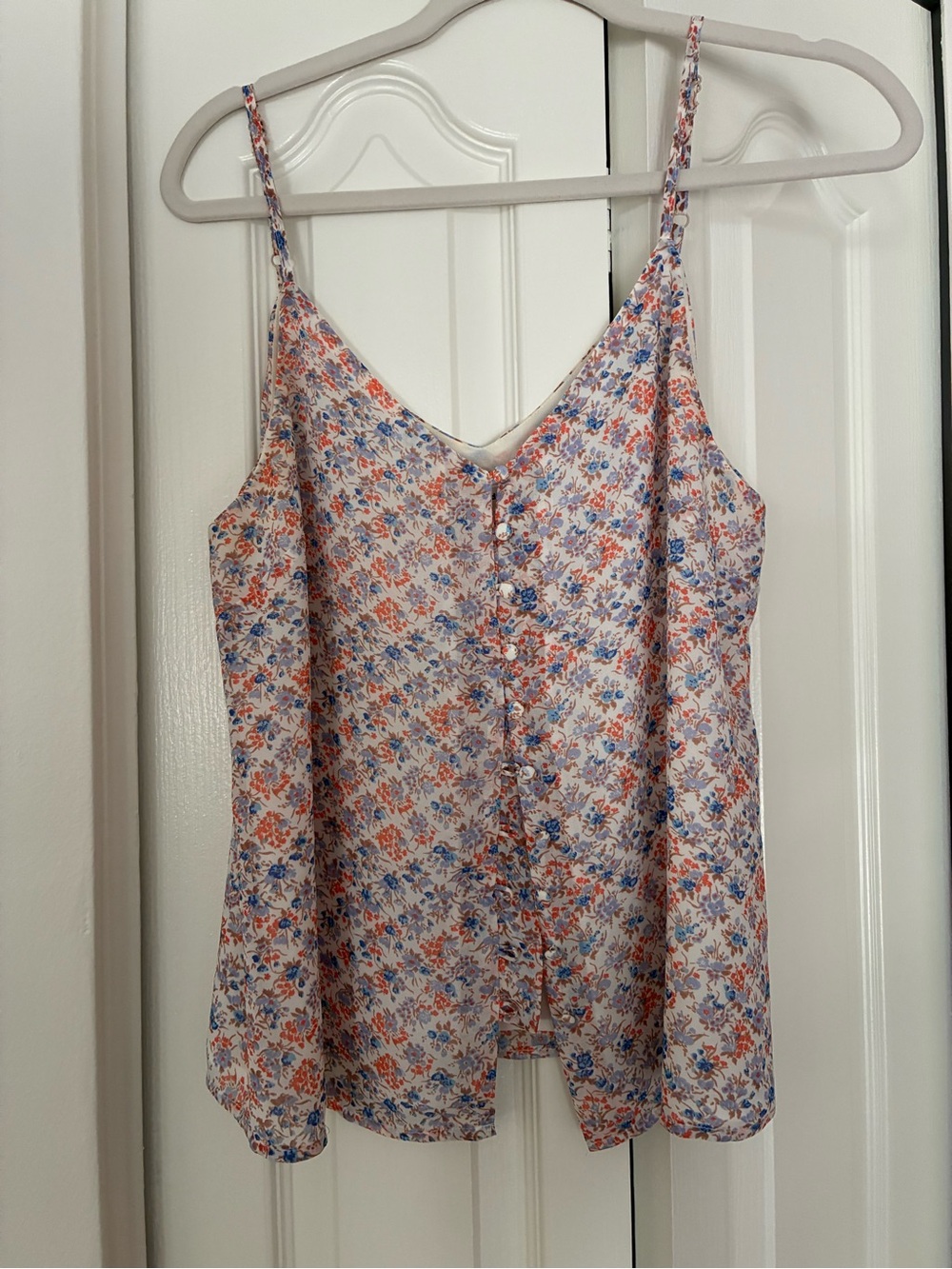 Frank & Oak cottage core cami Medium chiffon